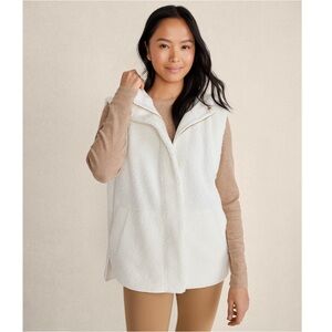 NWT Haven Well Within Curly Sherpa Sleeveless Hoodie